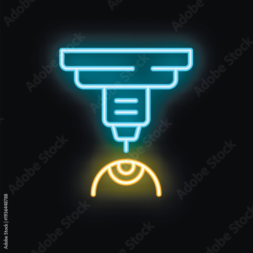 Neon sign illustrating laser eye surgery, a popular vision correction procedure