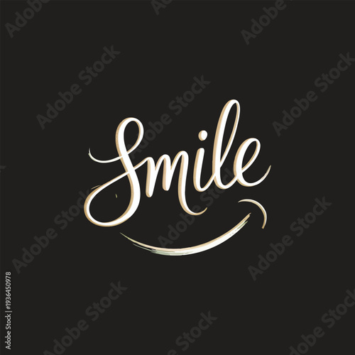 A vector file with a simple text description