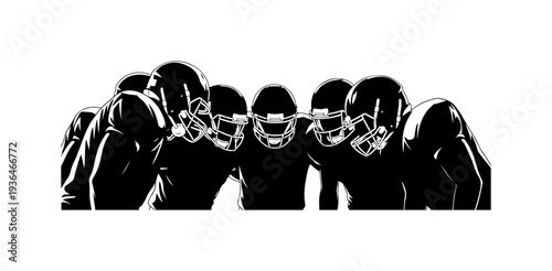 Team Unity in Football Helmets