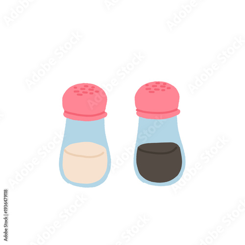 Kitchen Utensils and Cookware Set. Grater, Jars, Knives, Whisk, Colander, Teapot, Cutlery, Oven Mitt, Measuring Cup. Cooking Tools Collection Hand Drawn Vector Illustration