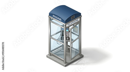 Modern Electric Vehicle Charging Station with sleek metal and glass design in a public parking lot