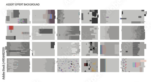 Collection of abstract textured backgrounds in various shades of gray