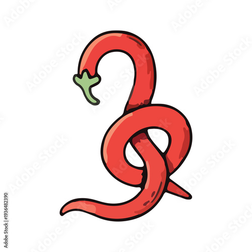 Spicy Chili Pepper Illustration