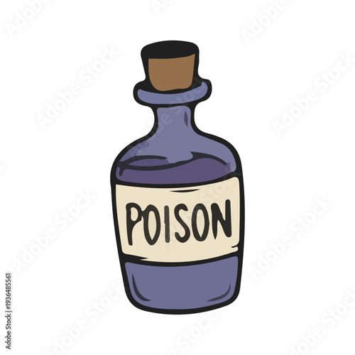 Poison Potion Bottle Icon