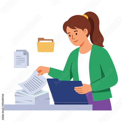 Efficiently organizing and managing documents with a digital filing system for improved workflow and productivity