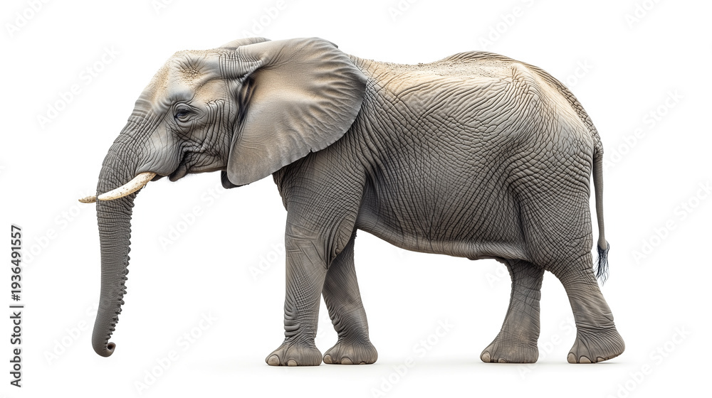 Fototapeta premium elephant isolated on white