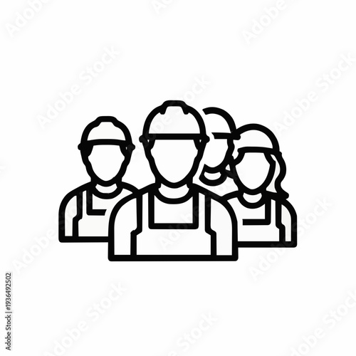 group of workers icon