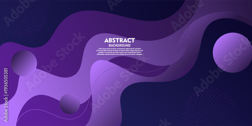 Abstract wave fluid background. Overlapping liquid shapes with purple pattern design. EPS10 vector.