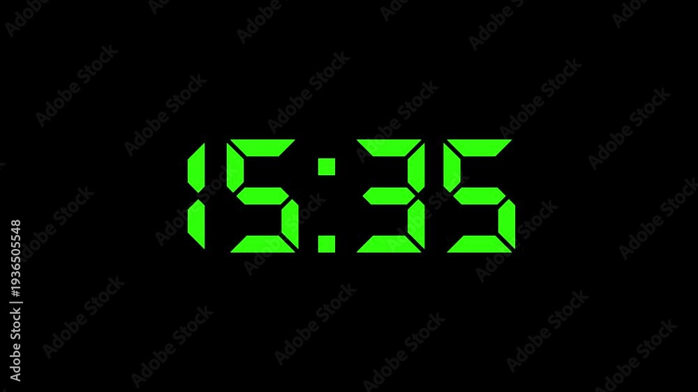 17 minutes Digital countdown. Seventeen minute countdown timer ...