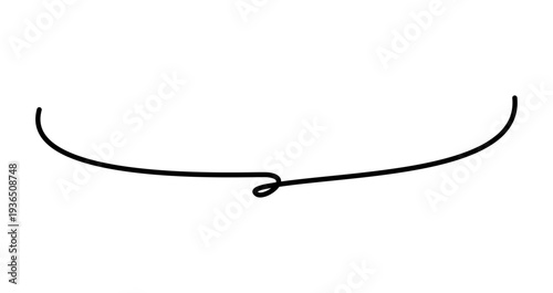 細いペンの手書き吹き出し_黒