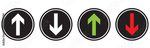  left and right arrows, left and right arrow . black, green, or red arrow and white background EPS10 