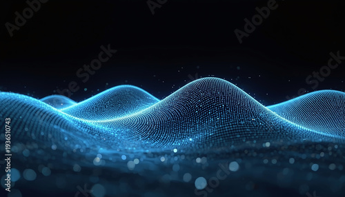 Futuristic Digital Ocean