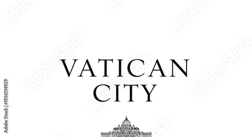 Vatican City vector icon