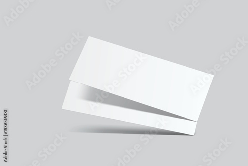 	
3D Realistic empty gift voucher card mockup isolated on background. Blank template for presentation discount, plastic coupon, train, movie, raffle, carnival, concert, festival, flyer or event ticket