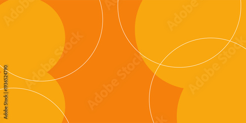 Modern abstract orange banner background. Dynamic shapes composition. Vector eps 10