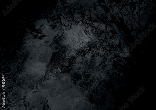 抽象水墨障壁画　壁紙