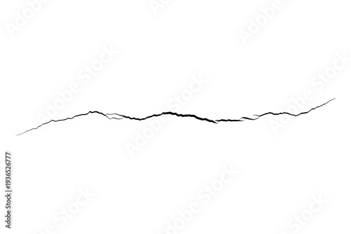 Realistic cracked wall texture with irregular lines