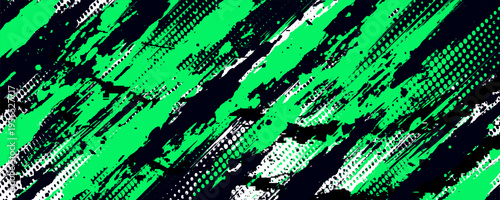 Dynamic sports themed background with geometric shapes and vibrant green. High quality sport background with trendy style, perfect for sports events, poster, bannerPrint