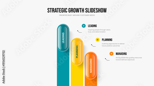 Product Launch 3 Option Infographic Frame Design. Creative Visualization Three Element Diagram Presentation Layout. Enterprise Showcase Slideshow Template Vector Illustration.