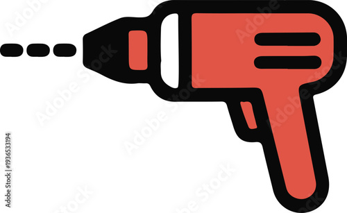 modern drill machine icon