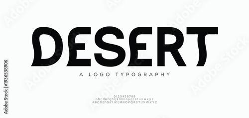 modern minimal logo alphabet font. Typography abstract minimalist sans serif typeface technology, electronic, sport, music, creative logos fonts. vector illustration
