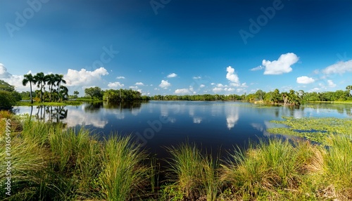 Photo Of Babcock Lake At Babcock Ranch Florida On A Sunny Day