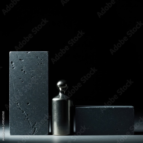 Abstract composition showing dramatic tension through unequal weight and varied textures, creating a modern and highly dynamic visual structure ,pattern ,organic ,structure