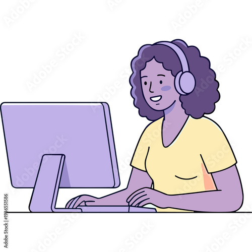 Students study with books and laptop  read and write together. Vector flat illustration of young people learning in education class  university or college library