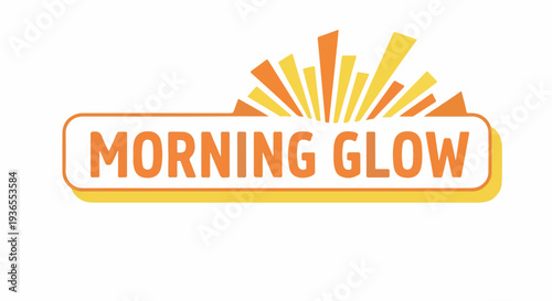 Morning Glow Logo A Radiant Emblem for a New Day, Capturing the Essence of Sunrise and Optimism