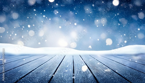 Abstract Background With Snow