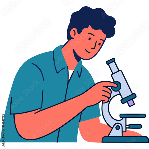 Students study with books and laptop  read and write together. Vector flat illustration of young people learning in education class  university or college library