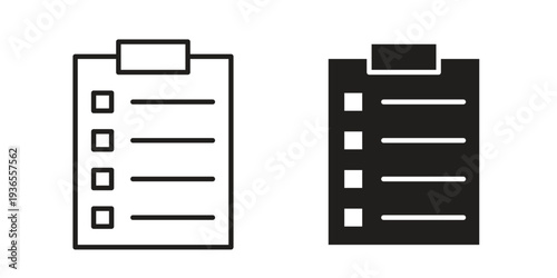 List icon. filled flat sign for mobile concept. glyph and line symbols