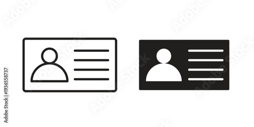 Personal documents icon. filled flat sign for mobile concept. glyph and line symbols