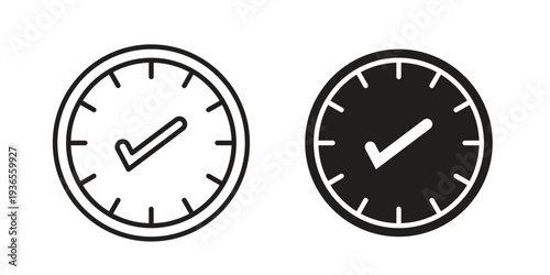Save time icon. filled flat sign for mobile concept. glyph and line symbols