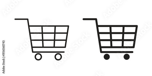 Shopping icon. filled flat sign for mobile concept. glyph and line symbols