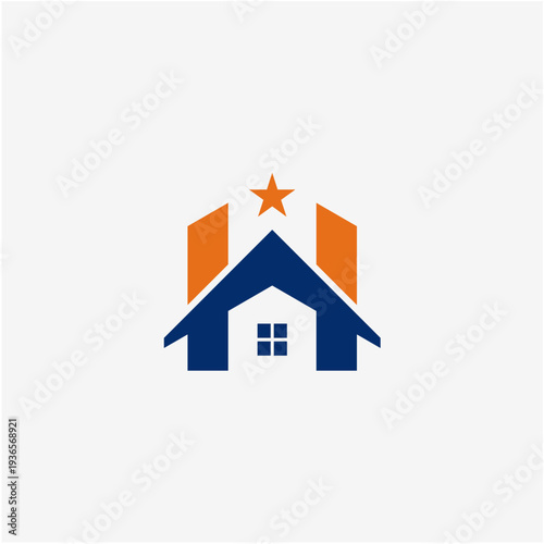 letter h top home logo.eps