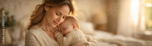 Mother and Child Embrace: A...