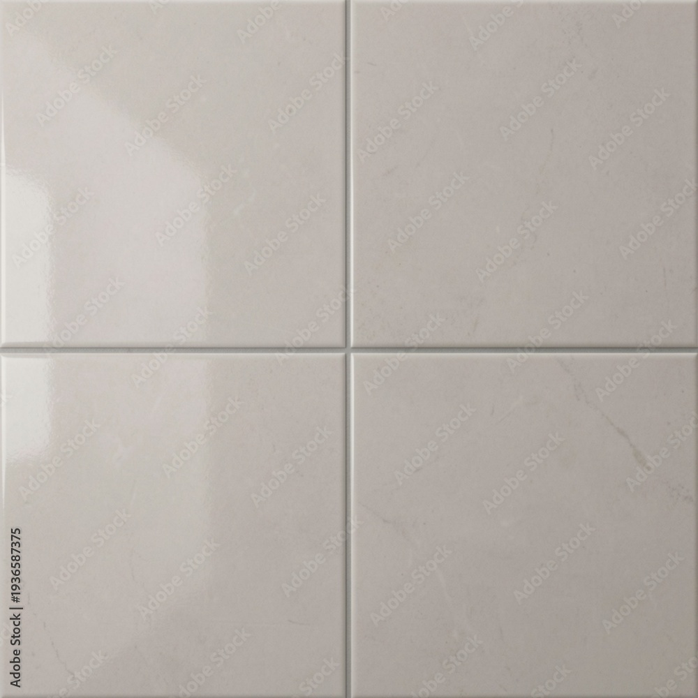 Naklejka premium Glossy Ceramic Tile Surface – Full Frame Texture Background