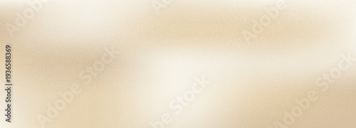 Gradient background with cream and white soft transitions. Subtle texture with noise and fine specks. Vector neutral gradation with gold peach tones. Abstract backdrop for luxury designs.