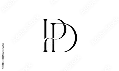 PD initial letter logo OR PD monogram