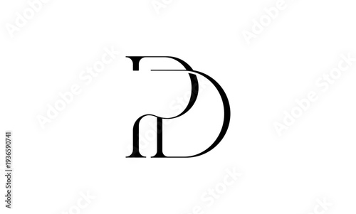 PD initial letter logo OR PD monogram