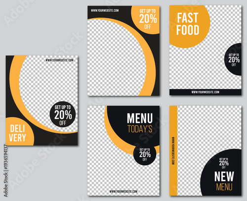 SOCIALMEDIA POST TAMPLATES DISCOUNT FASTFOOD