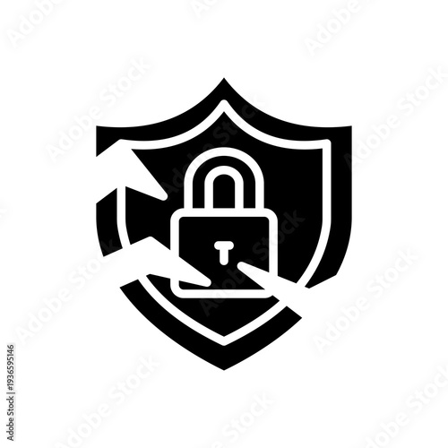 Security Breach glyph icon