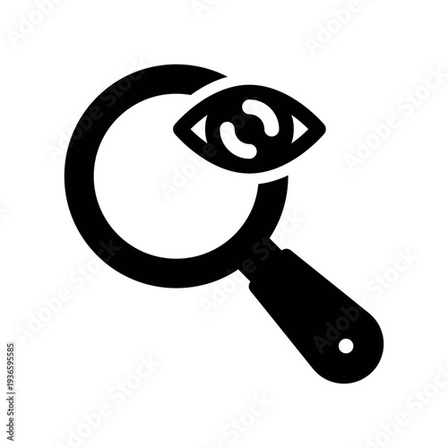 Visual Inspection And Ophthalmology Search Concept