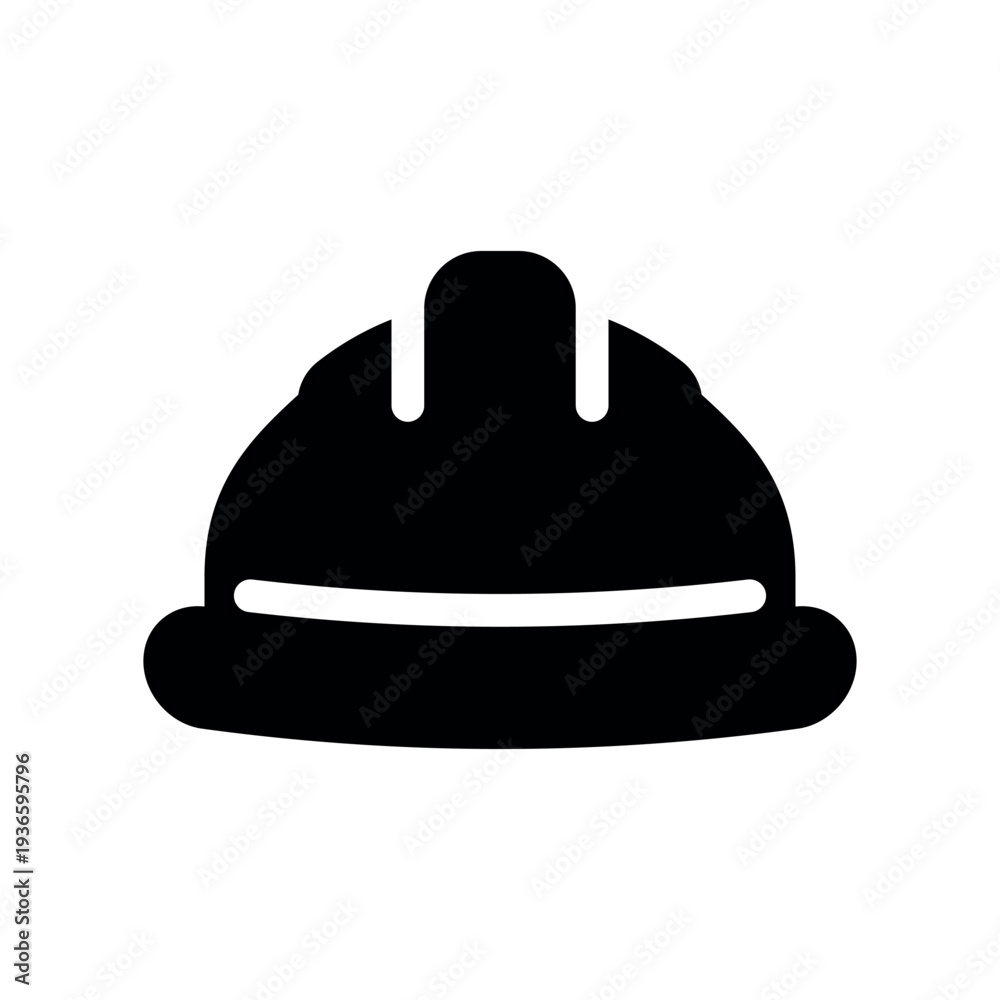 Fototapeta premium Classic Construction Worker Hard Hat