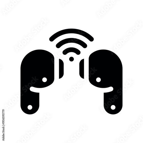 Wireless Audio Signal Transmission Symbol