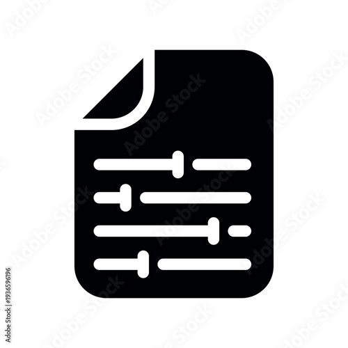 Document Settings and Configuration Panel Sliders