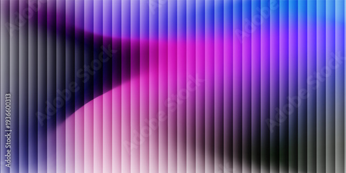 Futuristic abstract background with evenly spaced vertical stripes overlay, vibrant gradient colors high resolution modern