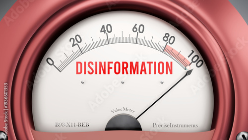 Photography Disinformation that is hitting a full scale, showing rising levels of disinformation, possibly overload of it, too much of it