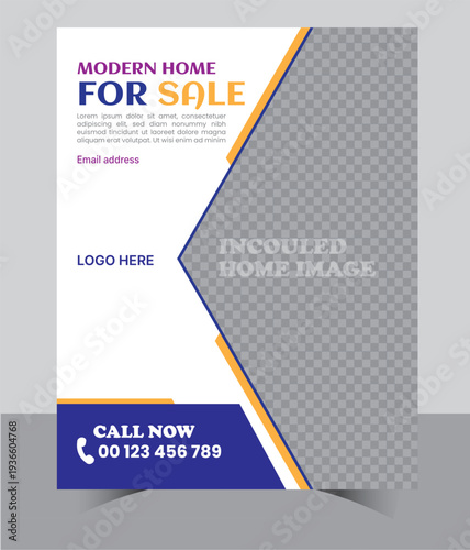 Real state modern home for sale corporate business	
